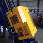 Hinged Safety Guard for Drilling Rig