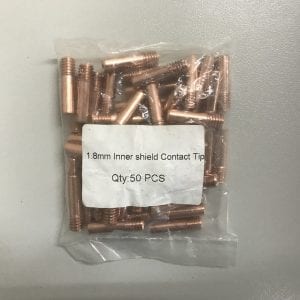 1.8mm innershield welding tips in packet of 50