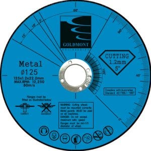 125 x 2.5 x 22.2mm cutting disc available in stock in Kalgoorlie