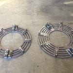Ball mill retainer plates