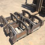 PC1250 excavator track roller guards or track guides