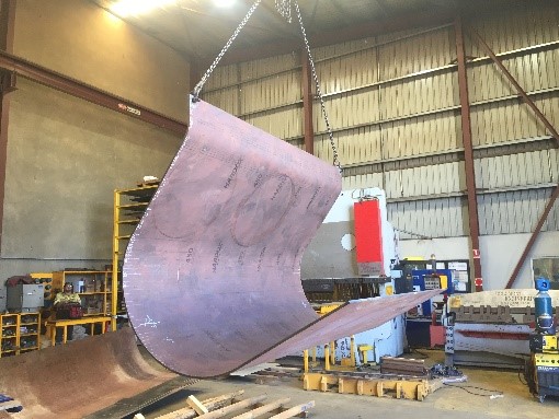Shell for Outcast bucket made from Hardox steel